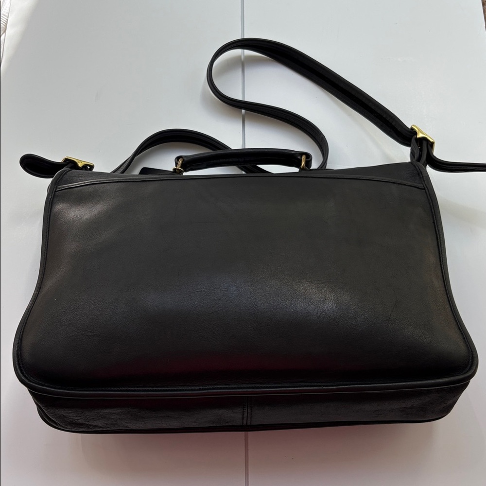 Vintage Coach Metropolitan Brief 5180| Made in Mexico | Brass Hardware | Mint - Picture 3 of 8